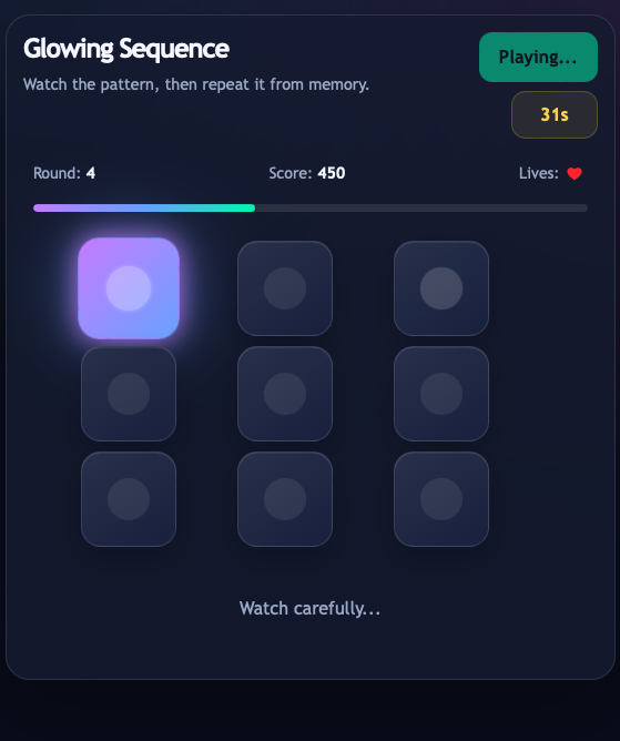 Memory Challenge screenshot